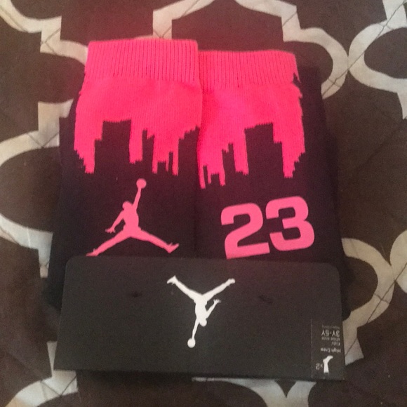 Nike Accessories Girls Nike Jordan Socks 2 Pairs High Crew Nip